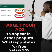 Run Advert on people whatsApp status for free